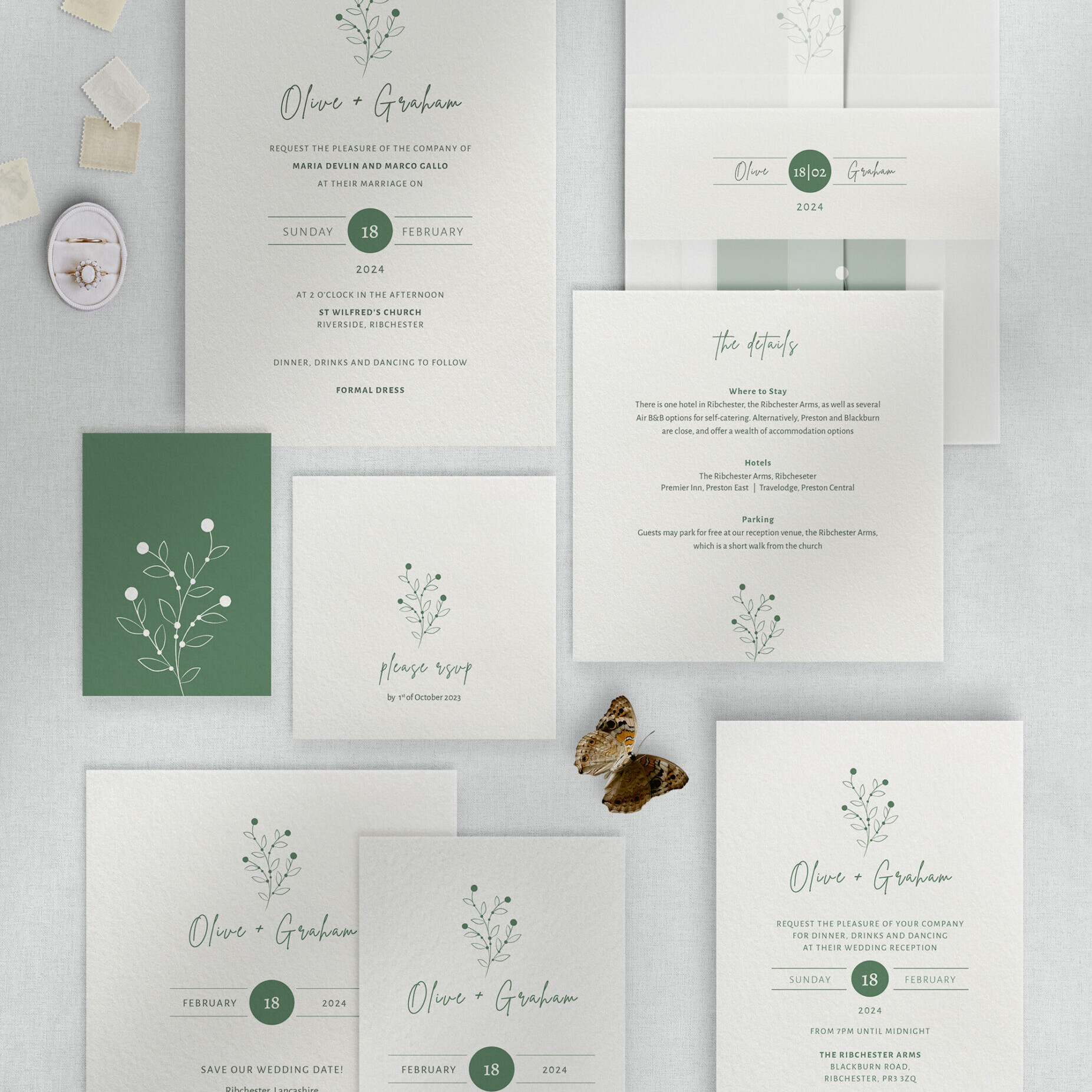 Berry Bloom - Spring - Stationery Collection