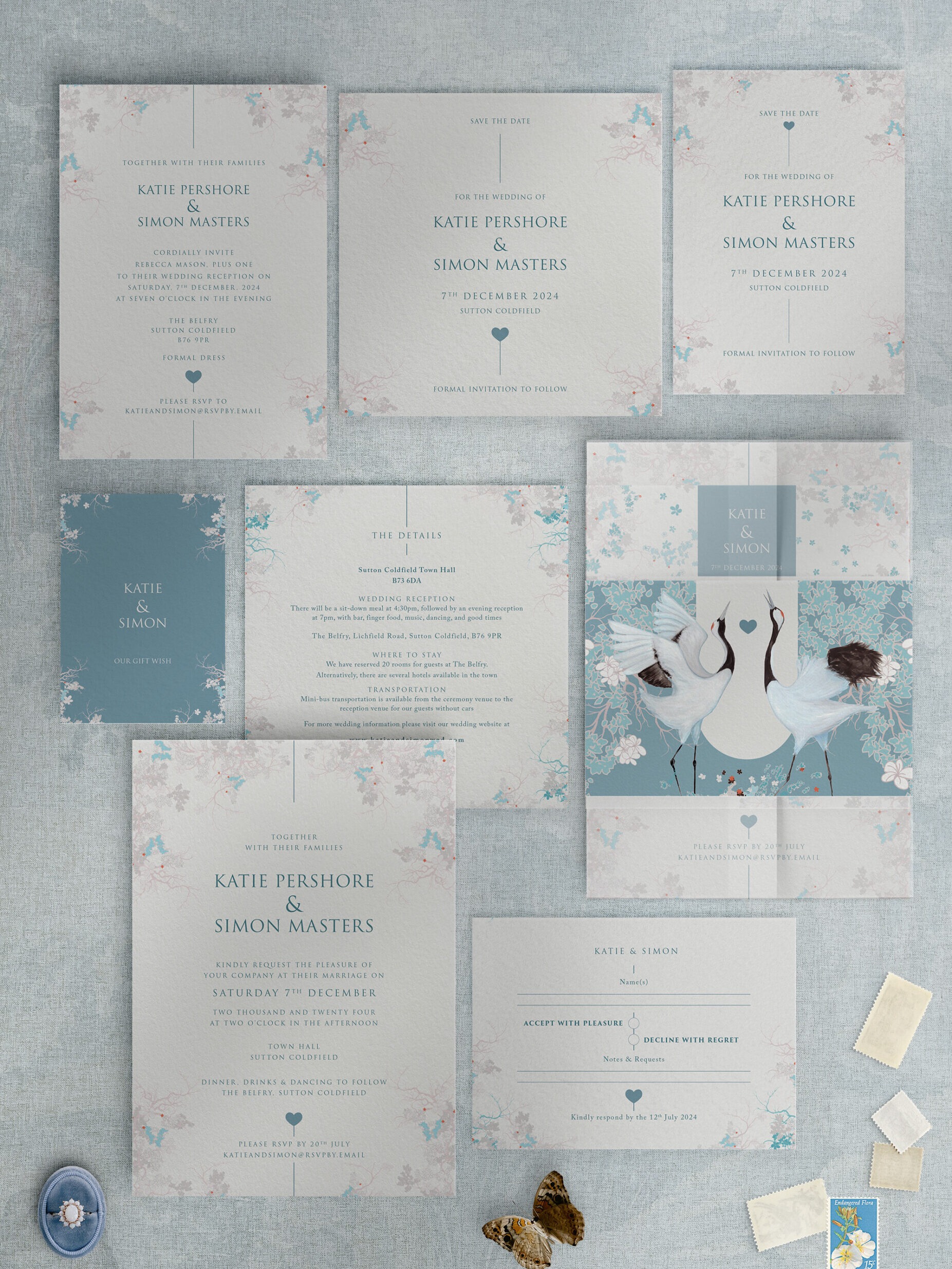 Courtship Dance - Wedding Stationery Collection