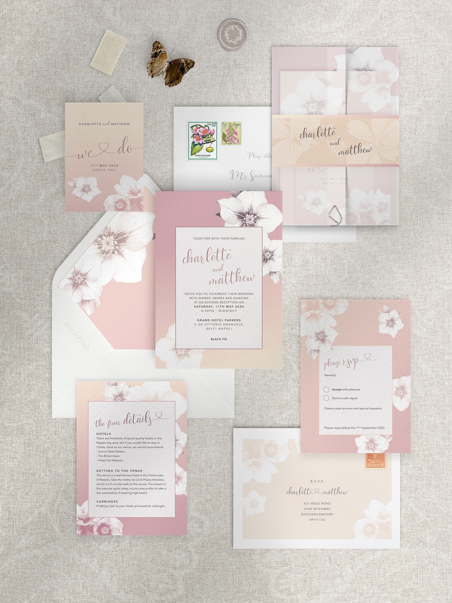 Napoli - Gelato - Reception Invitation Suite