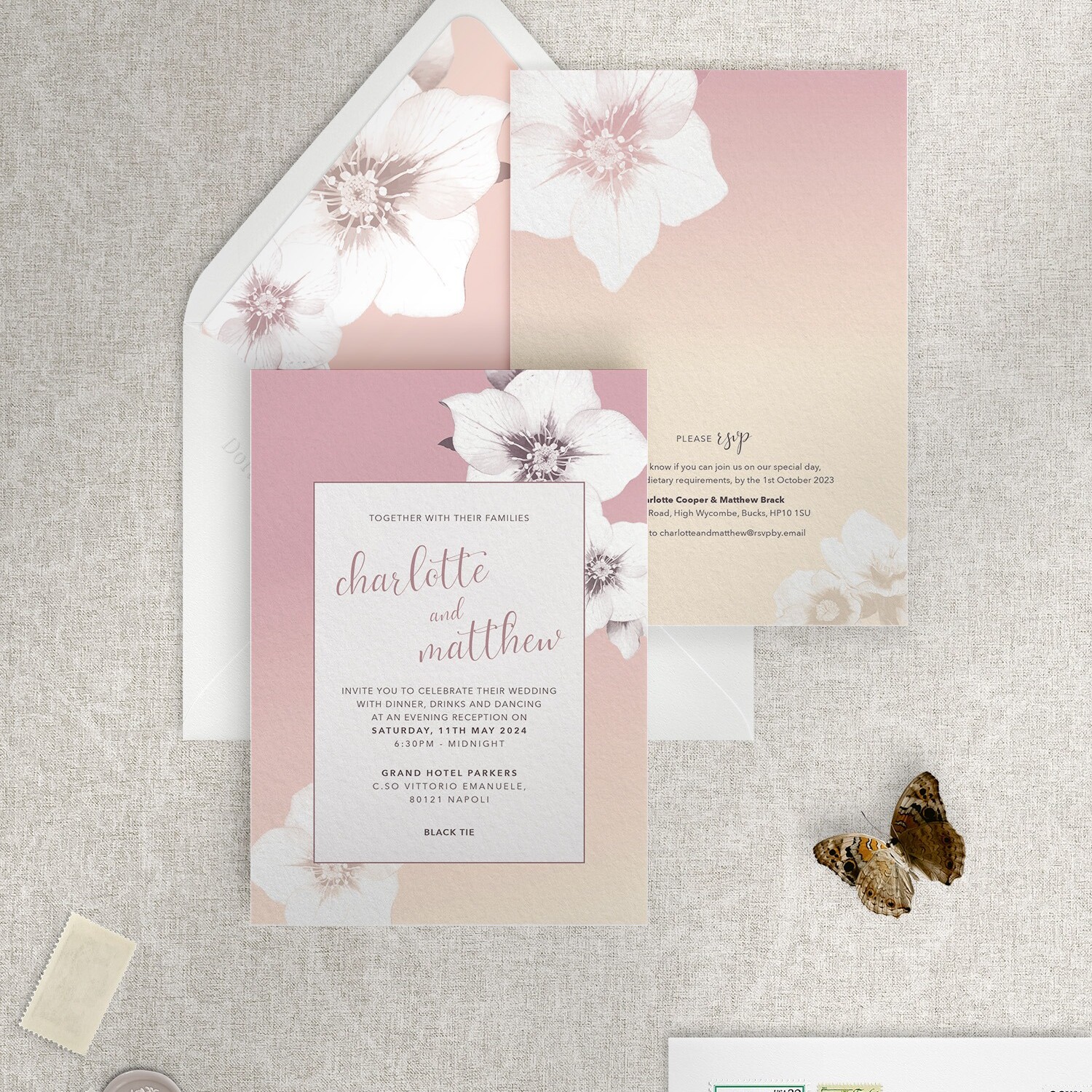 Napoli - Gelato - Reception Invitation