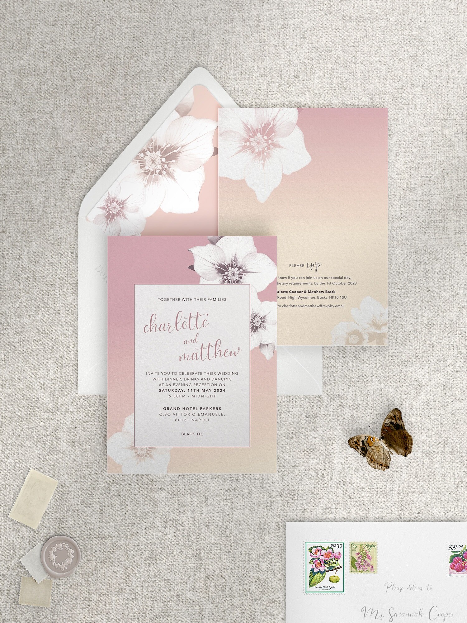 Napoli - Gelato - Reception Invitation