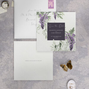 Wisteria Falls - Morning Light - Square Save Date