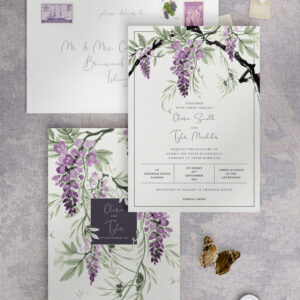 Wisteria Falls - Morning Light - Wedding Invitation