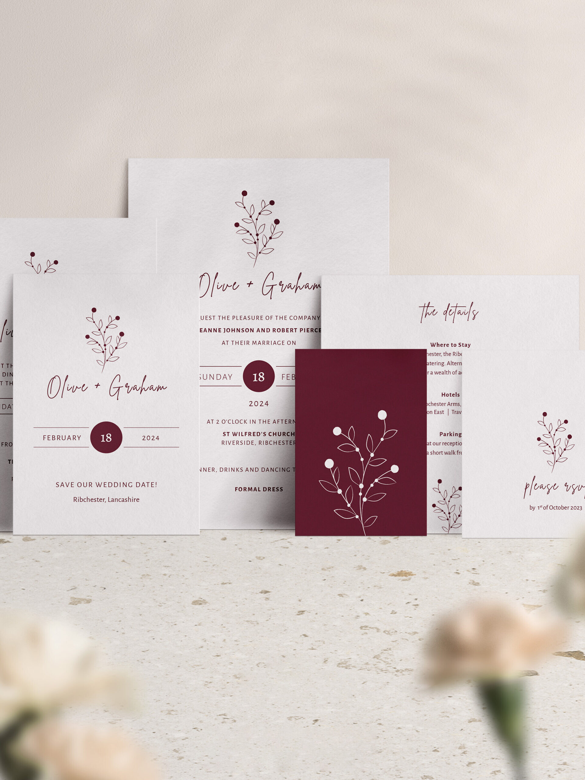 Berry Bloom Collection in Autumn
