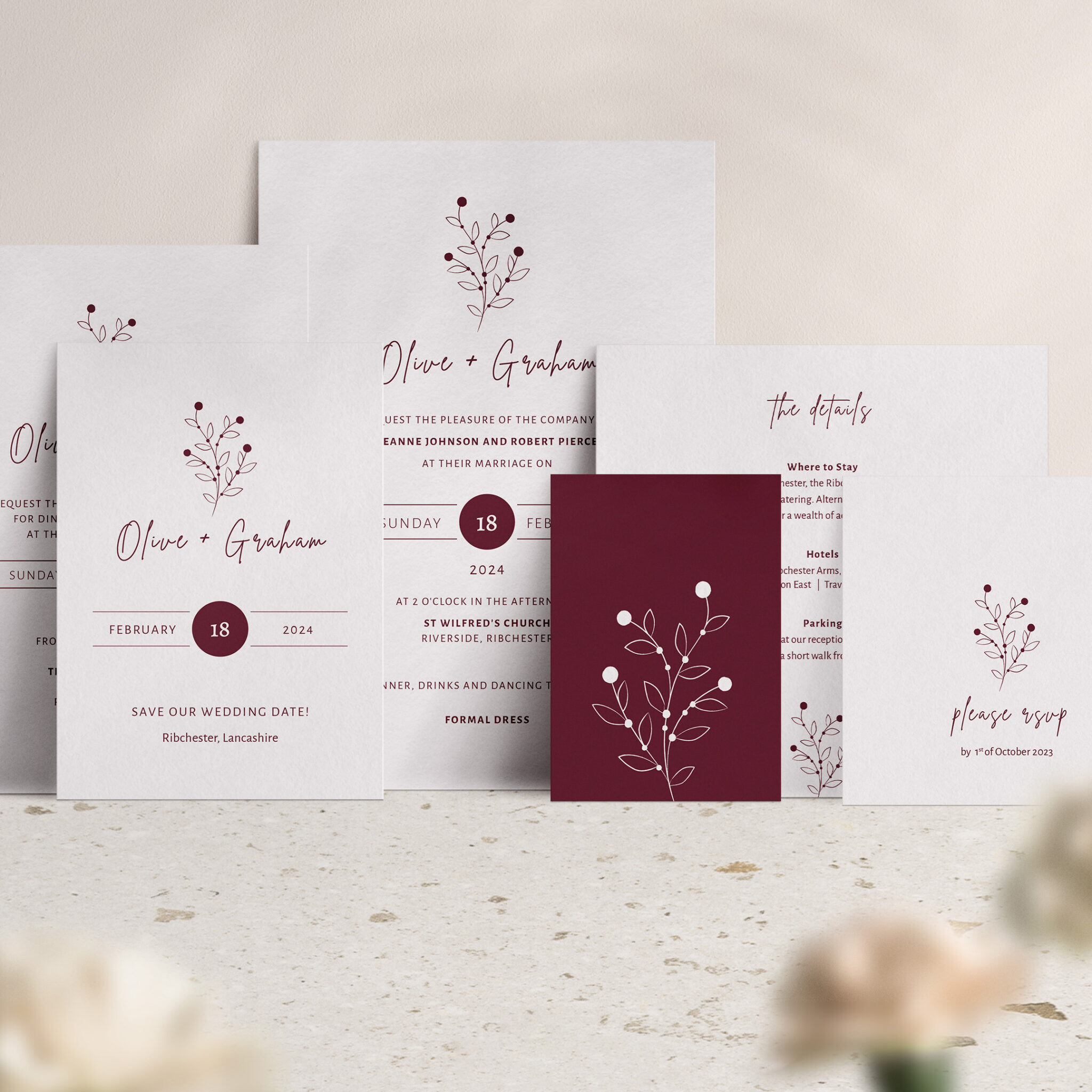 Berry Bloom Collection in Autumn