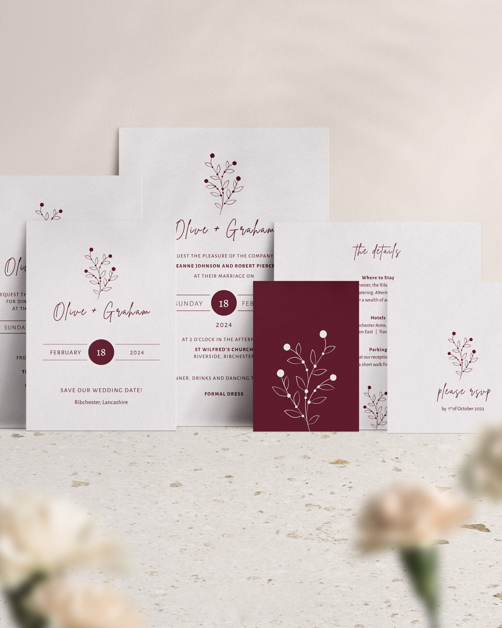 Berry Bloom Collection in Autumn