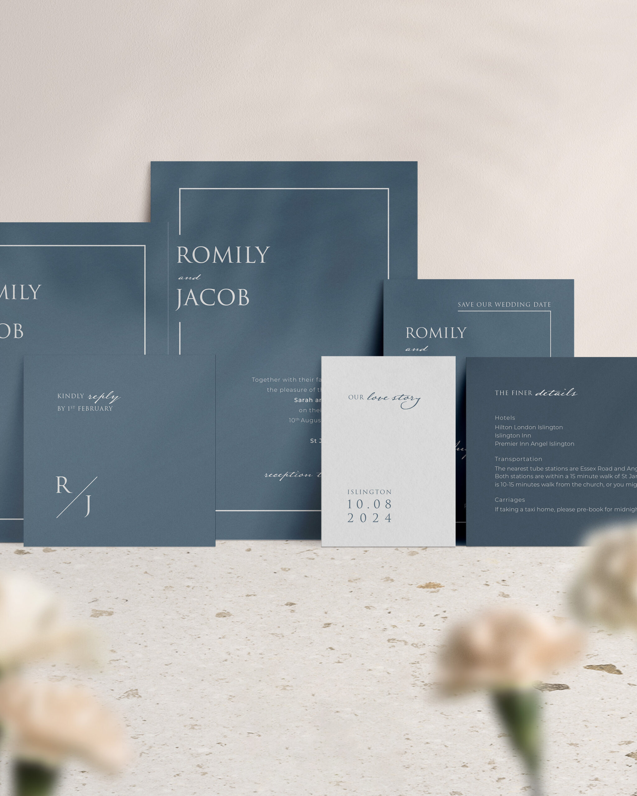 Love Story Collection in Dusky Blue