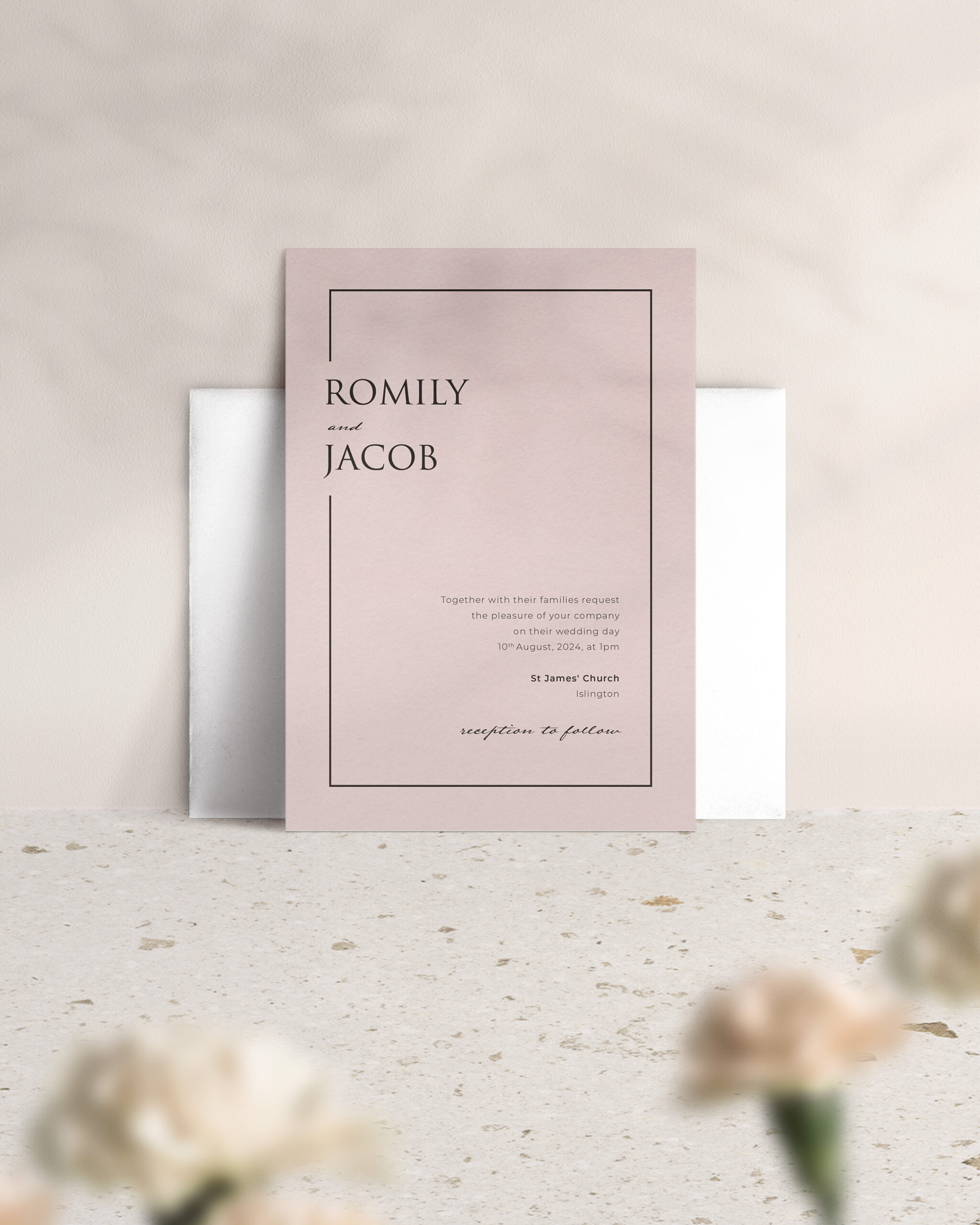 Love Story in Dusky Pink