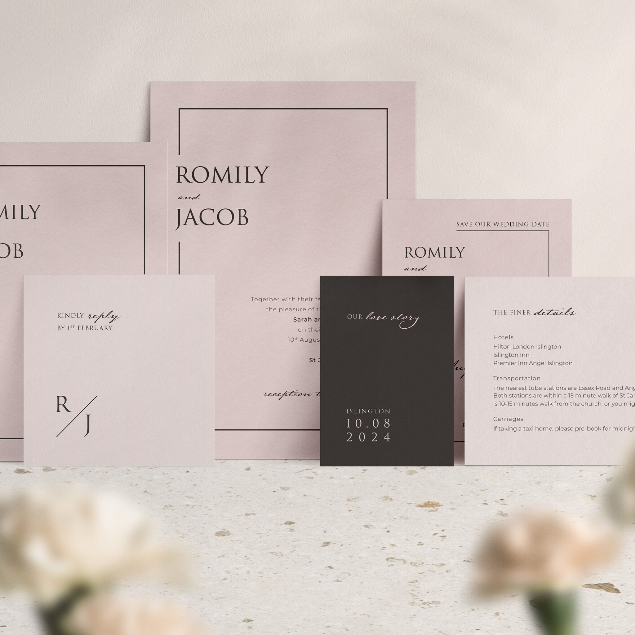 Love Story Collection in Dusky Pink