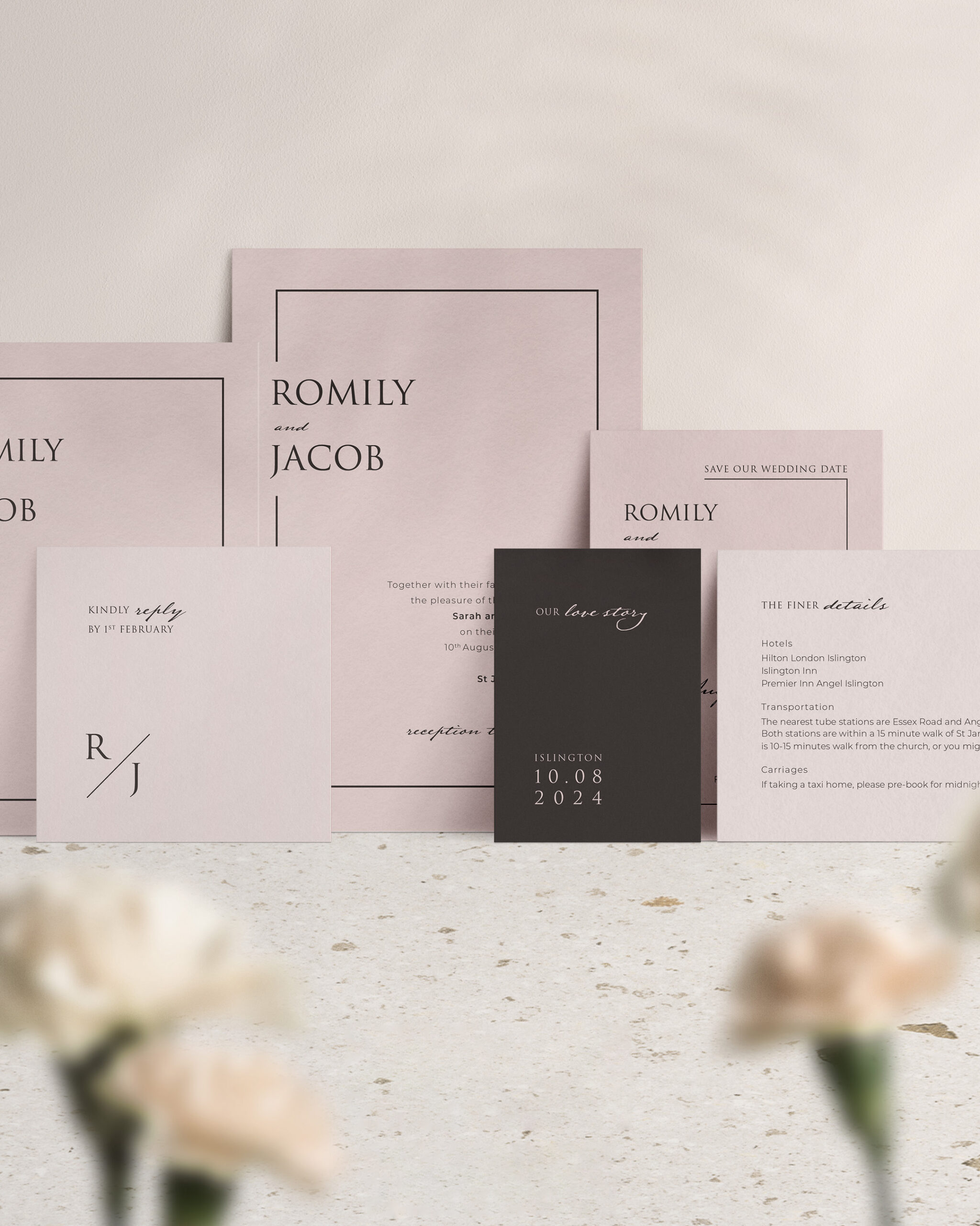 Love Story Collection in Dusky Pink