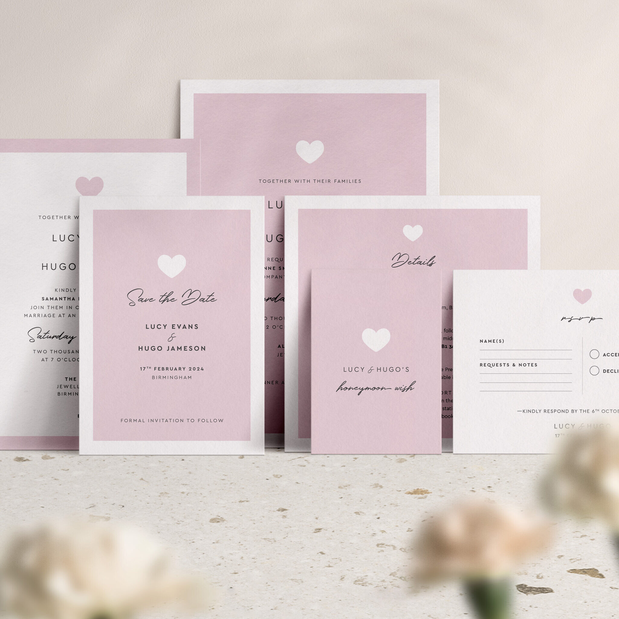 Modern Romance Collection in Pretty in Pink