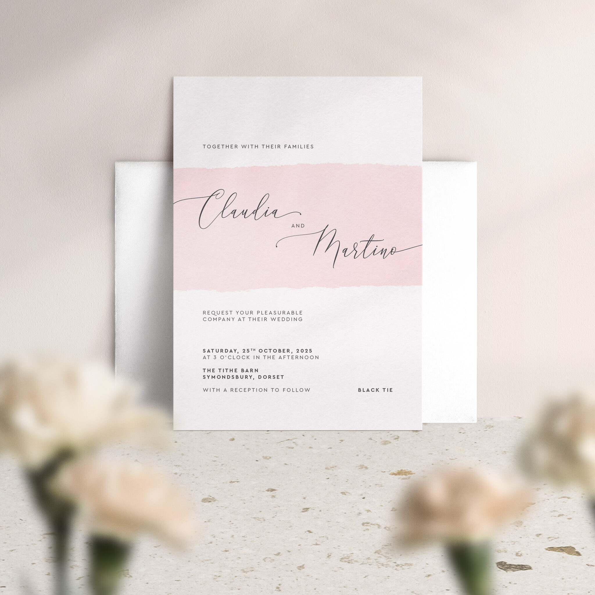 Simplicity Stripe in Soft Pink