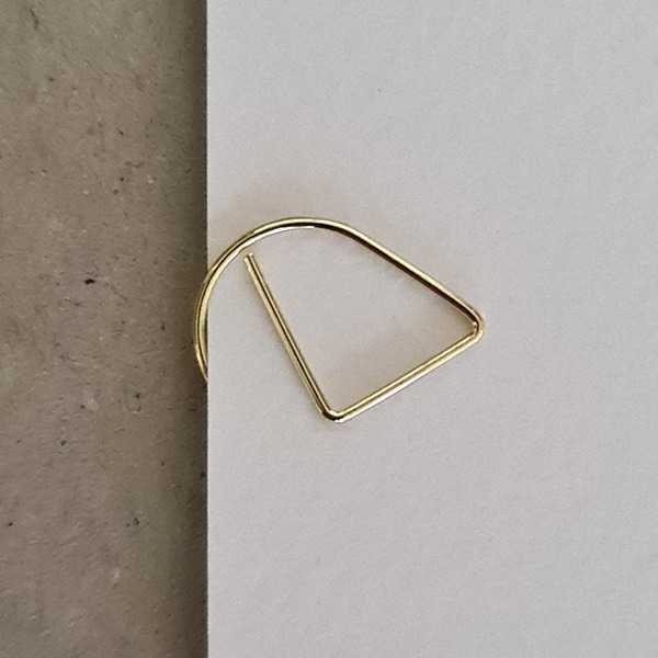 Yellow Gold Paper Clip