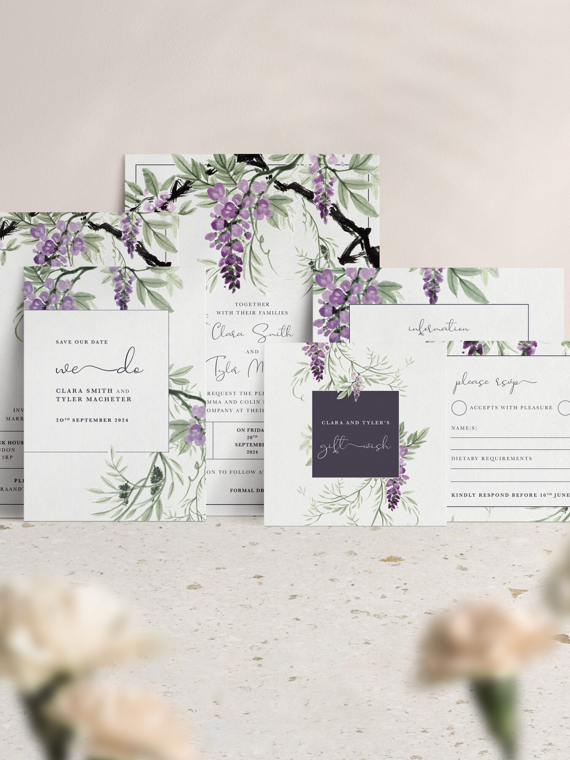 Wisteria Falls Collection in Morning Light