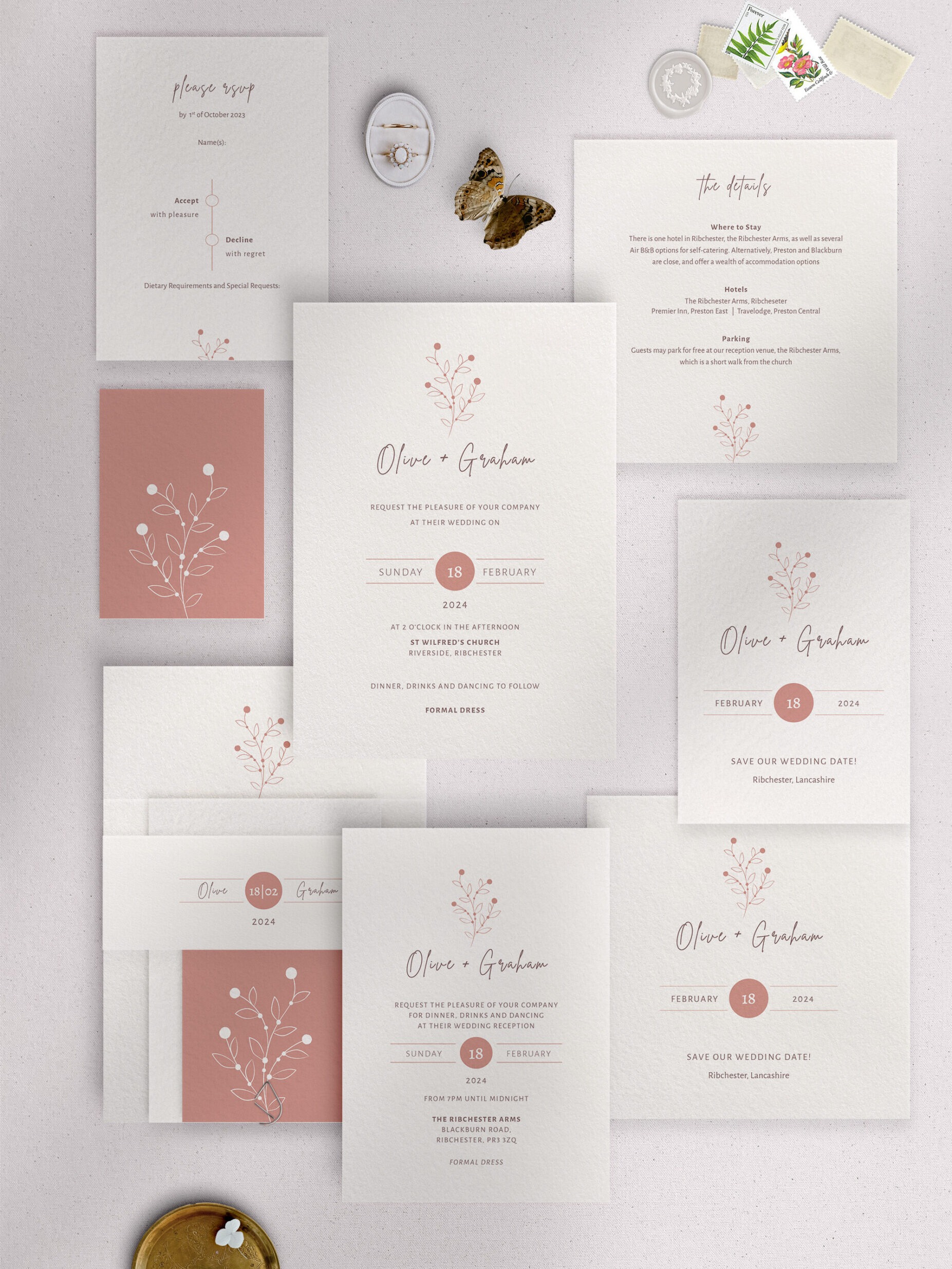 Berry Bloom - Summer - Stationery Collection
