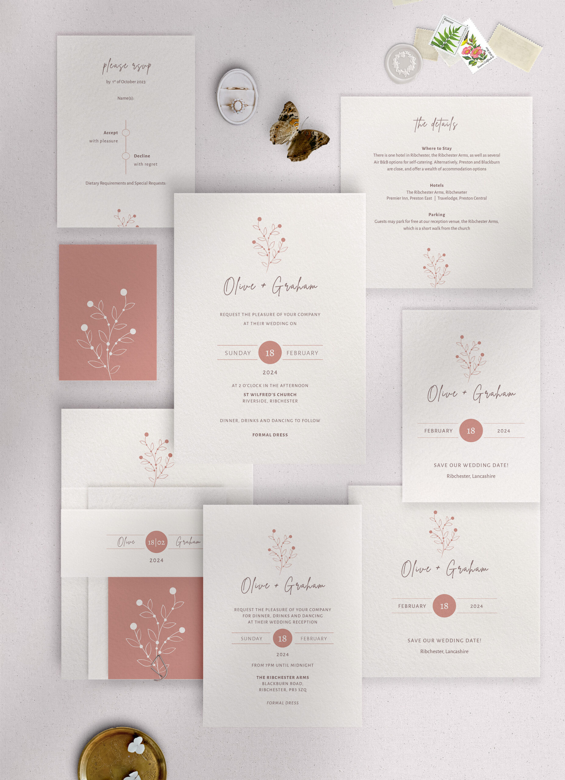 Berry Bloom - Summer - Stationery Collection