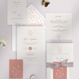 Berry Bloom - Summer - Wedding Invitation Suite