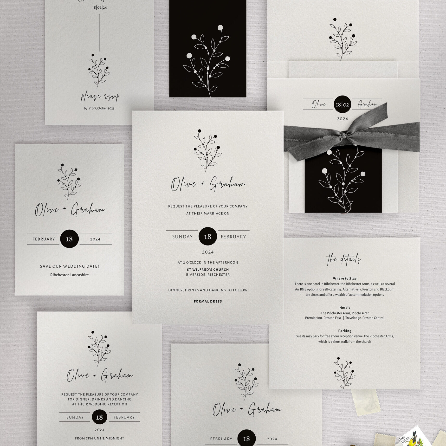 Berry Bloom - Winter - Stationery Collection