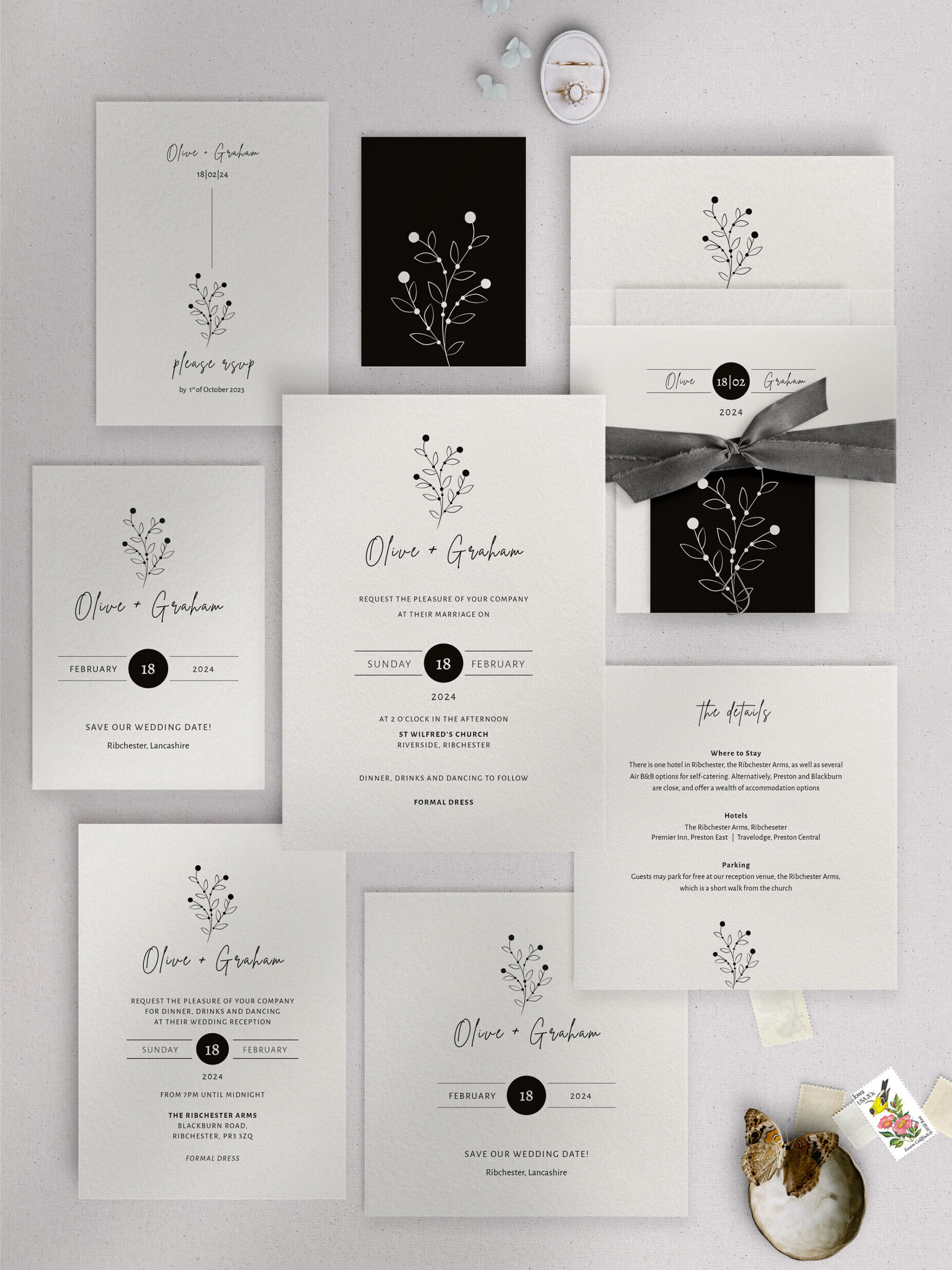 Berry Bloom - Winter - Stationery Collection