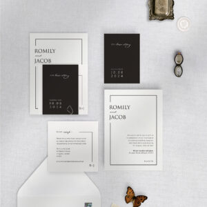 Love Story - Tuxedo - Reception Invitation Suite
