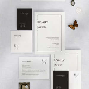 Love Story - Tuxedo - Wedding Invitation Suite