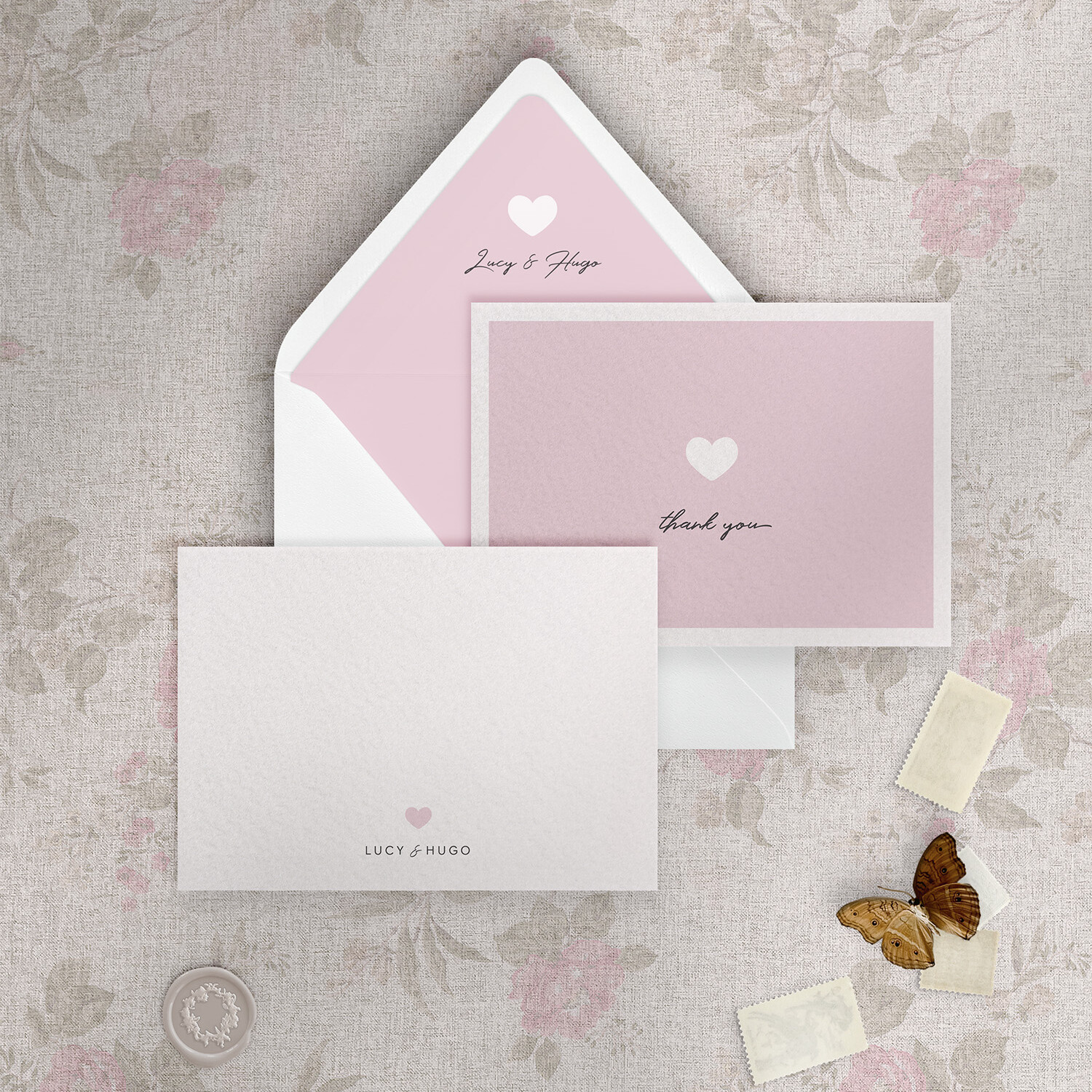 Modern Romance - Pretty Pink - Thank You - Front