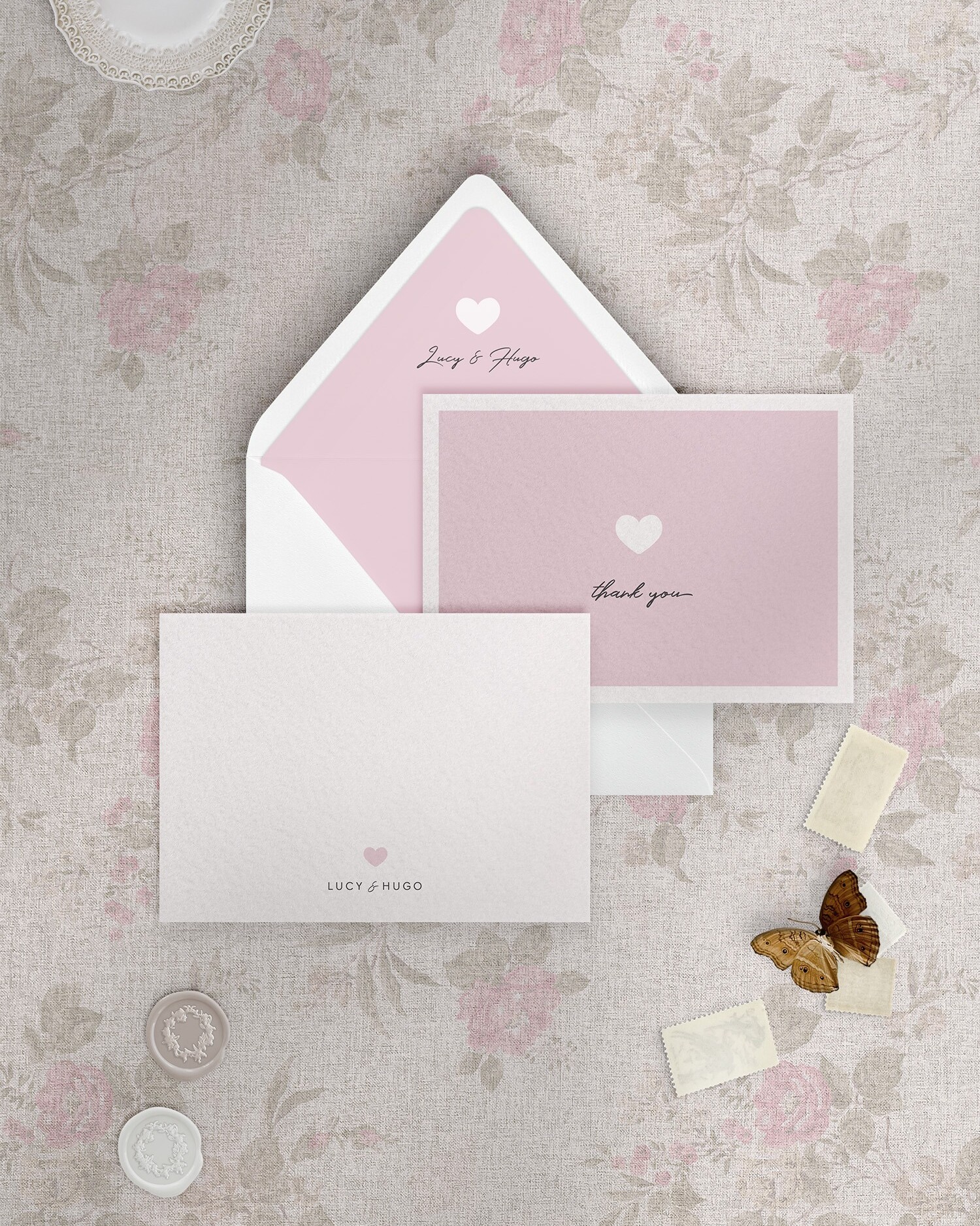 Modern Romance - Pretty Pink - Thank You - Front