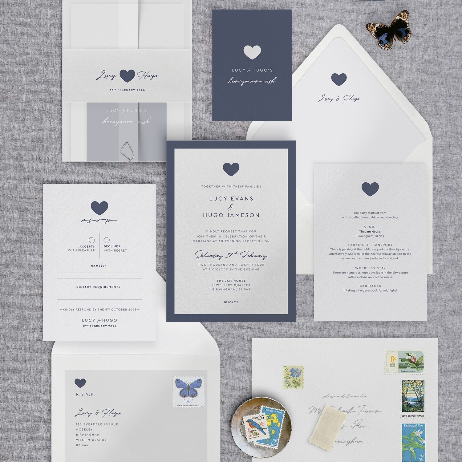 Modern Romance - Smart Blue - Reception Suite