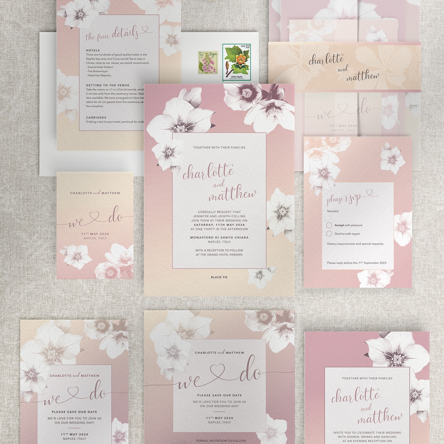 Napoli - Gelato - Wedding Stationery Collection