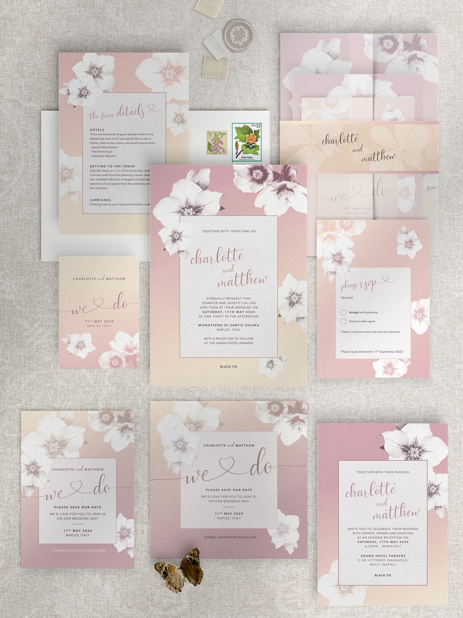 Napoli - Gelato - Wedding Stationery Collection