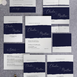Simplicity - Midnight - Wedding Stationery Collection