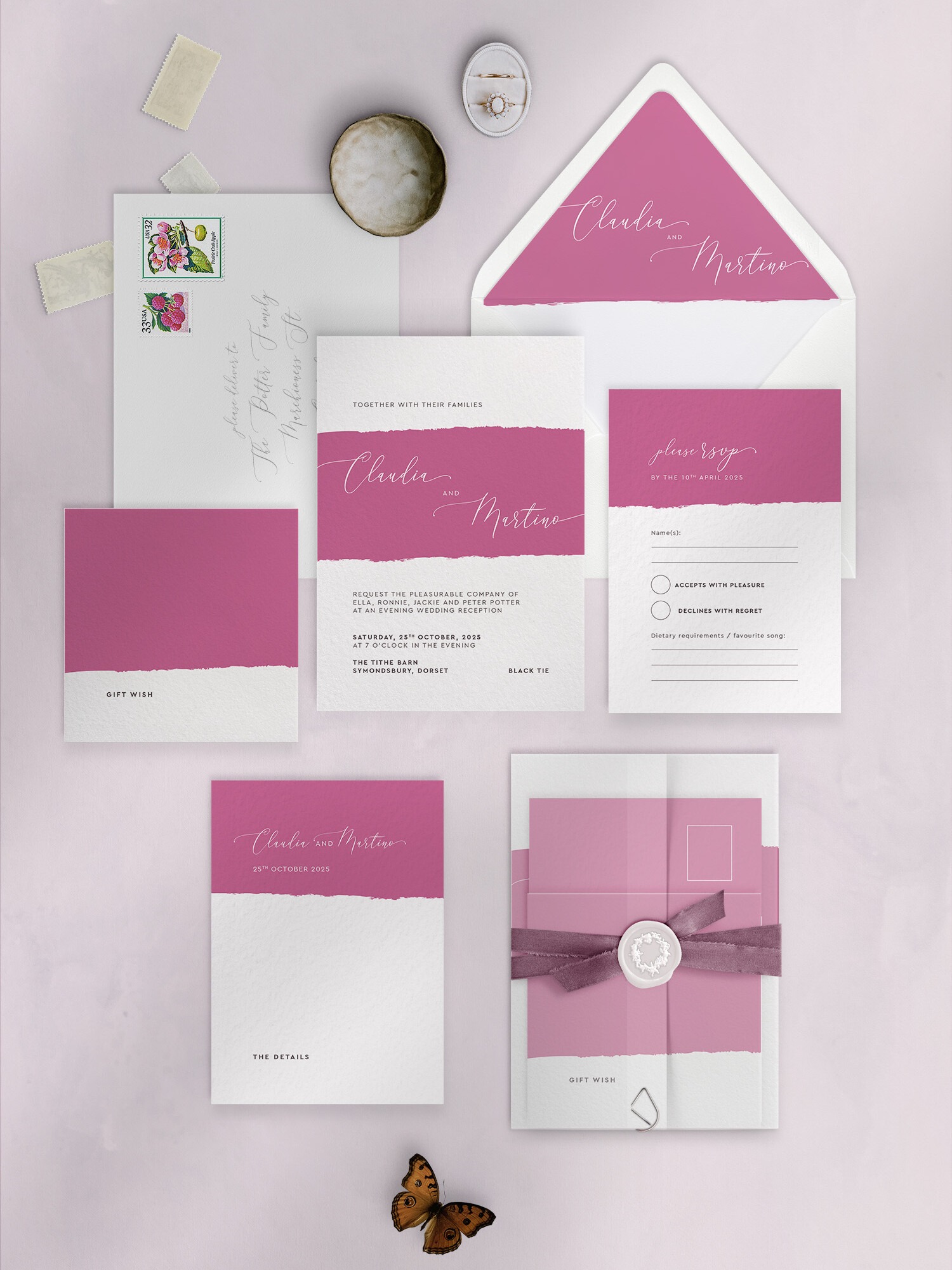 Simplicity - Raspberry - Wedding Reception Suite