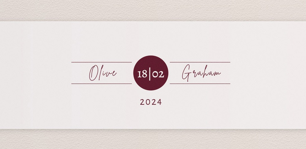 Berry Bloom in Autumn - Personalised Bellyband