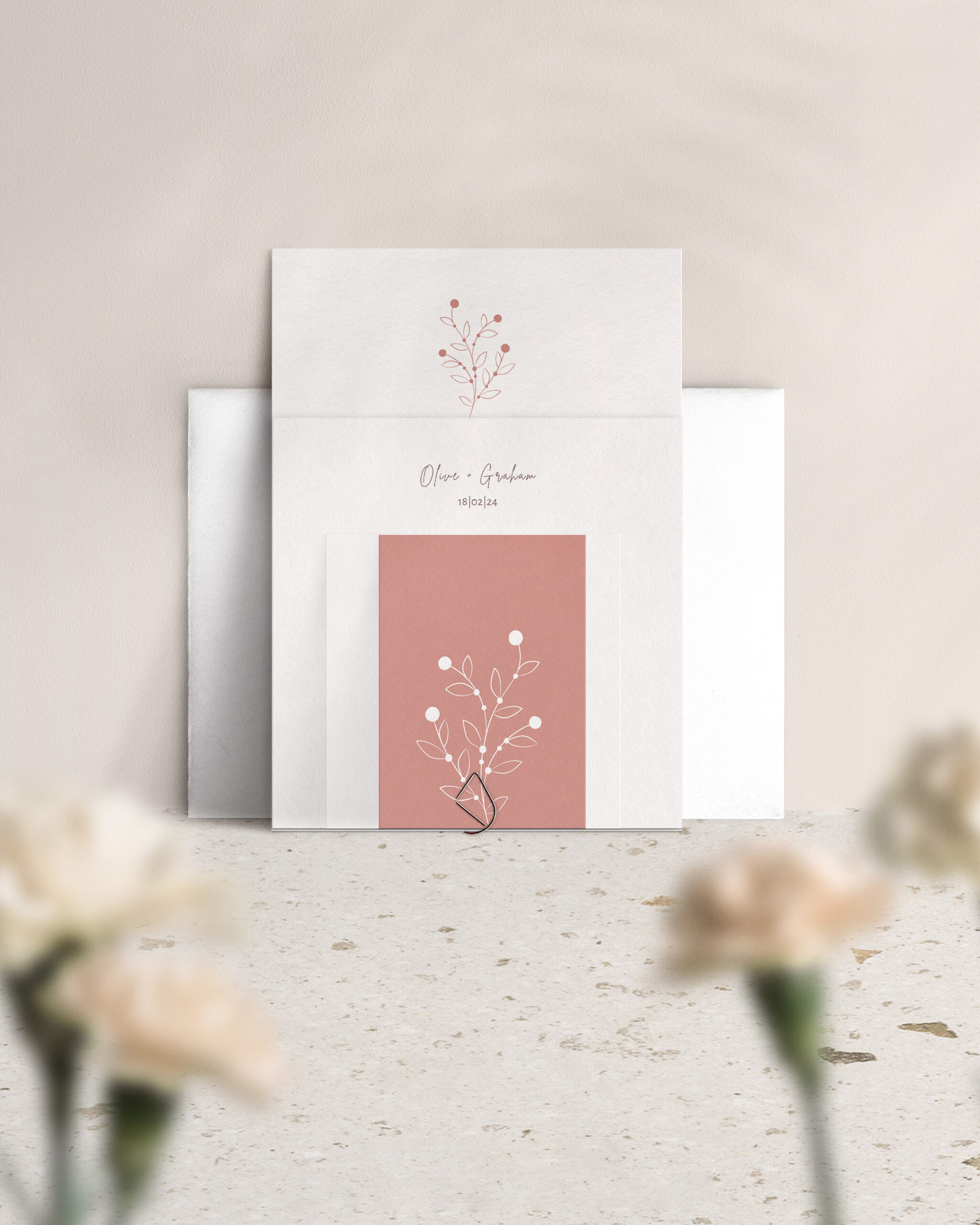 Berry Bloom in Summer - Wedding Stationery - Invitation Suite