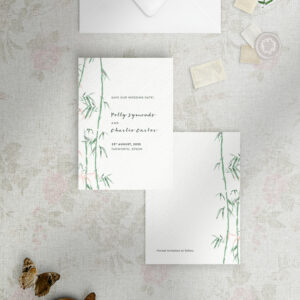 Bamboo in Zen Garden - Small Save Date