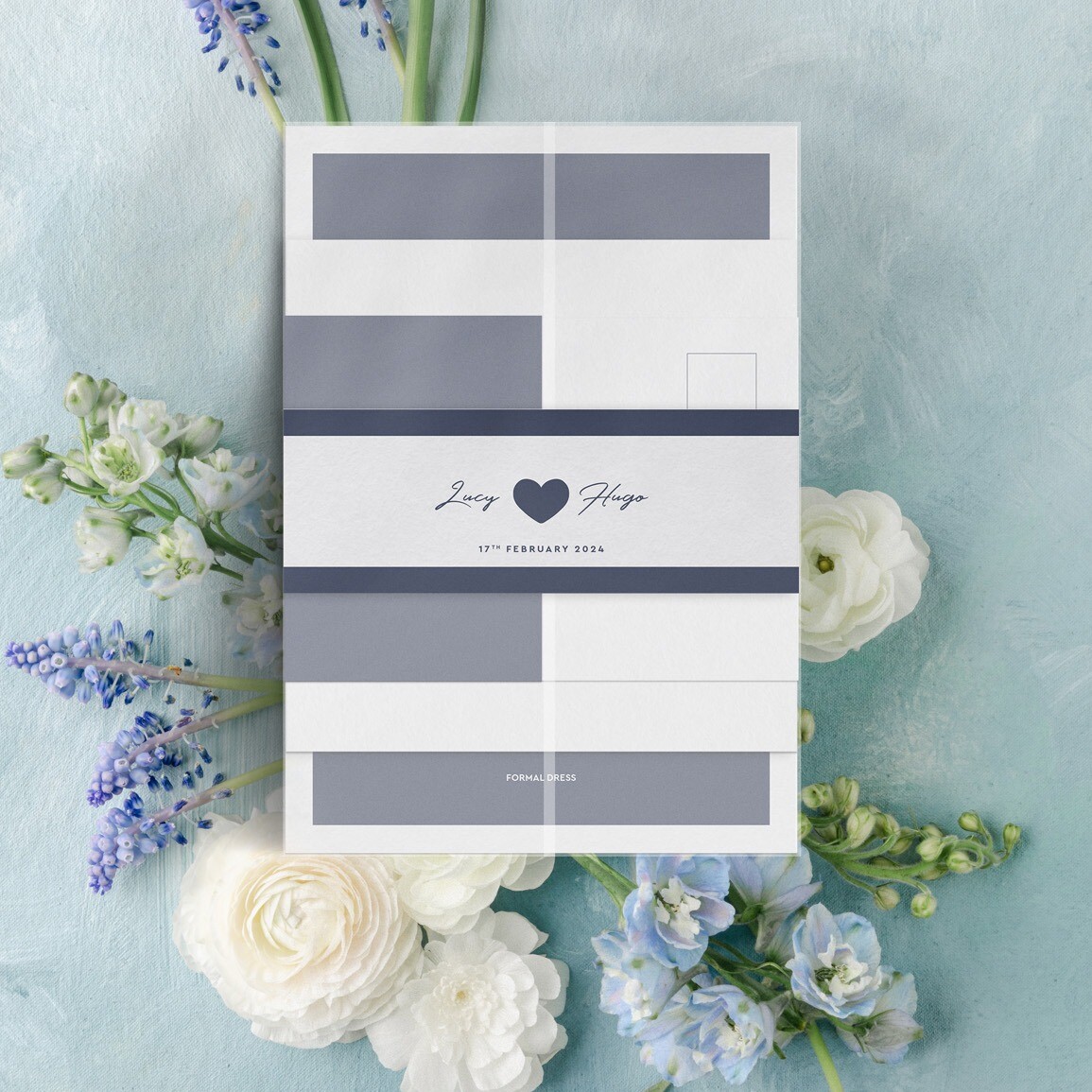 Modern Romance Smart Blue Suite