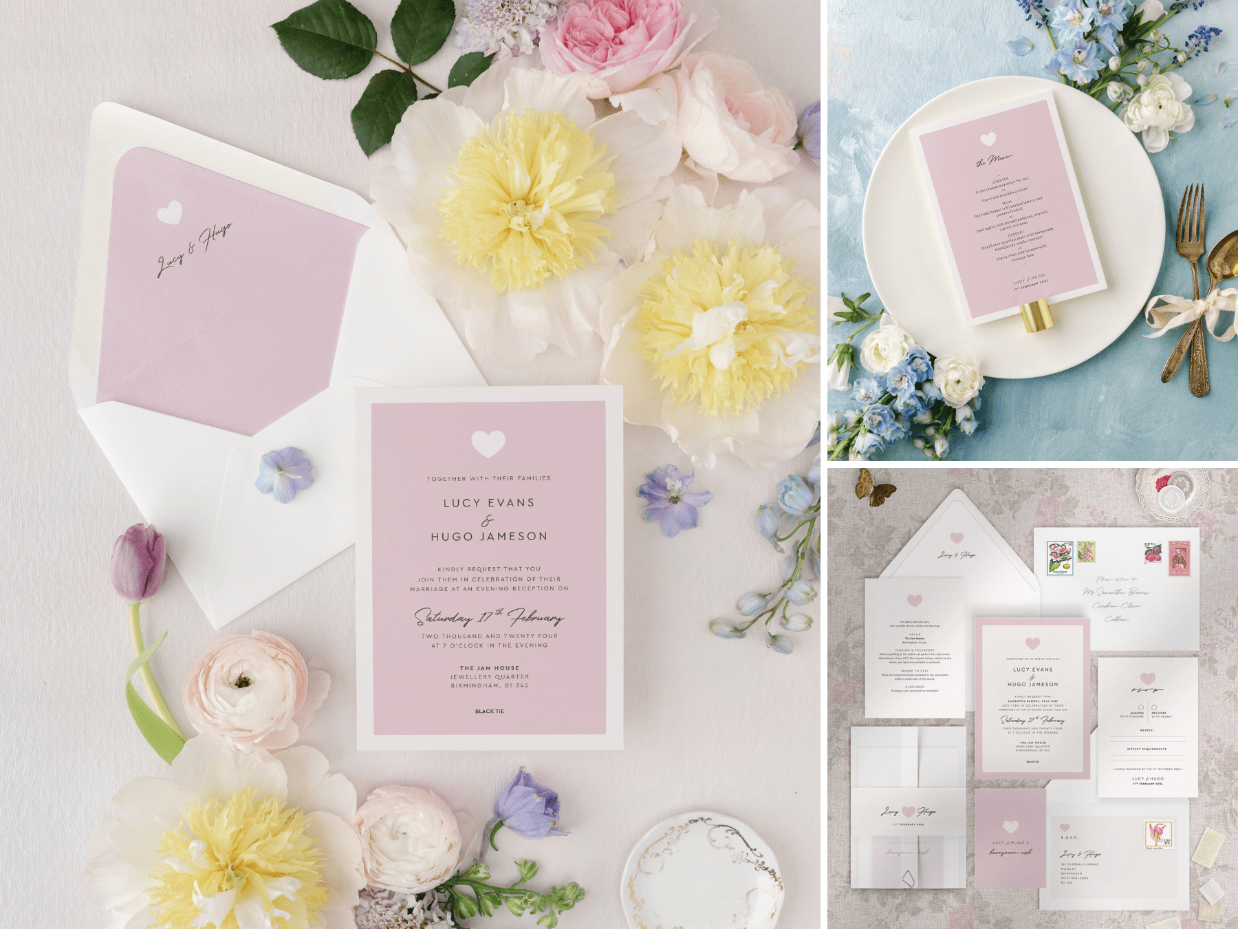 Modern Romance Pretty in Pink Collection