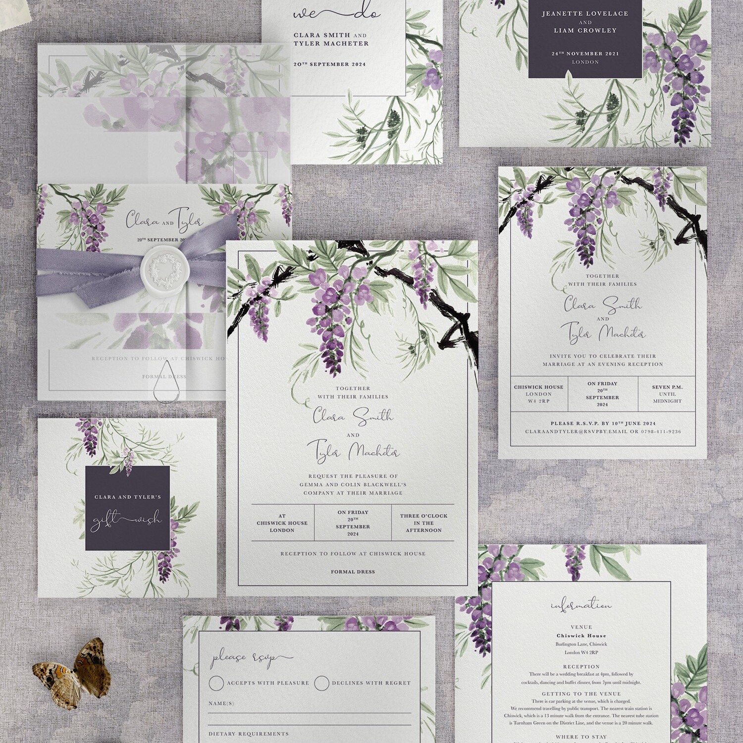 Wisteria Falls - Morning Light - Stationery Collection