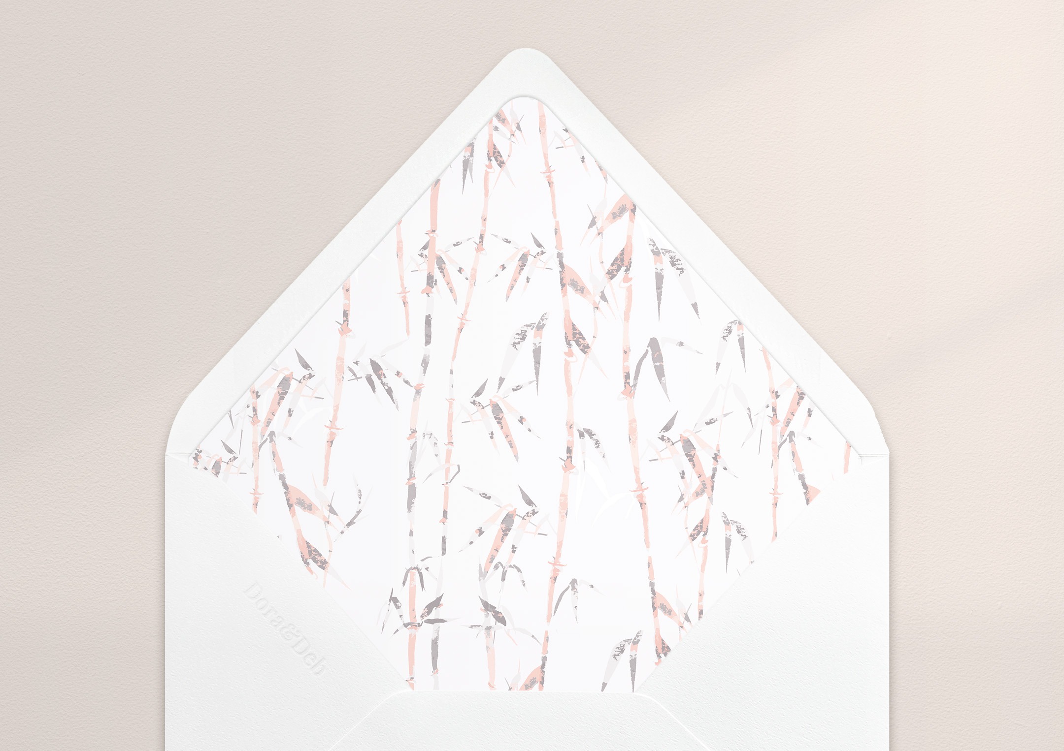 Bamboo Envelope Liner in White