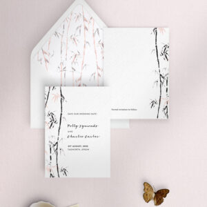 Bamboo in Meditative - Small Save Date