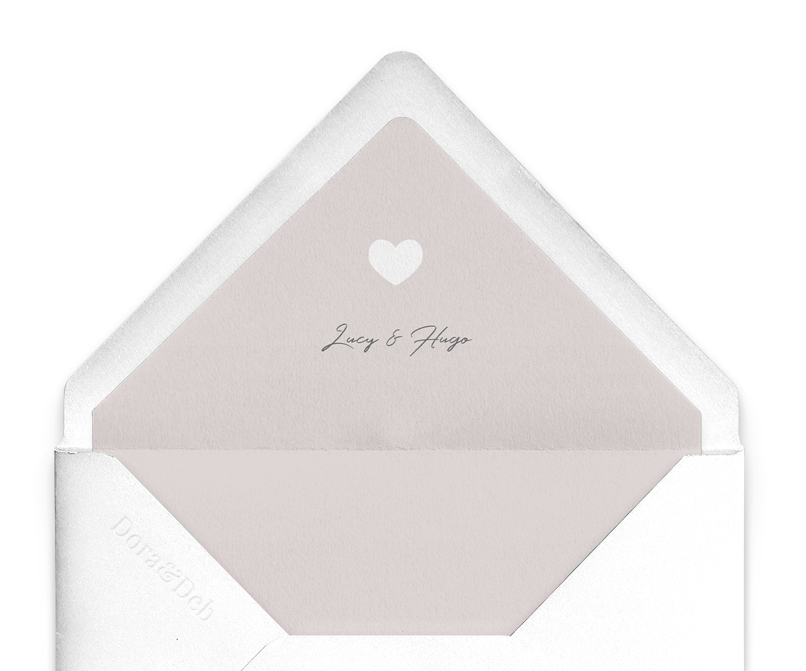 Modern Romance Putty Envelope Liner in Putty