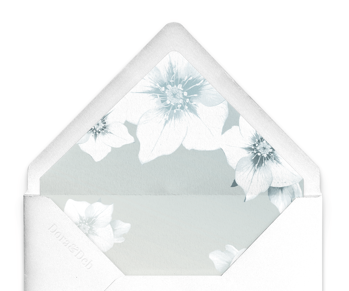 Napoli Envelope Liner in Morning Mist