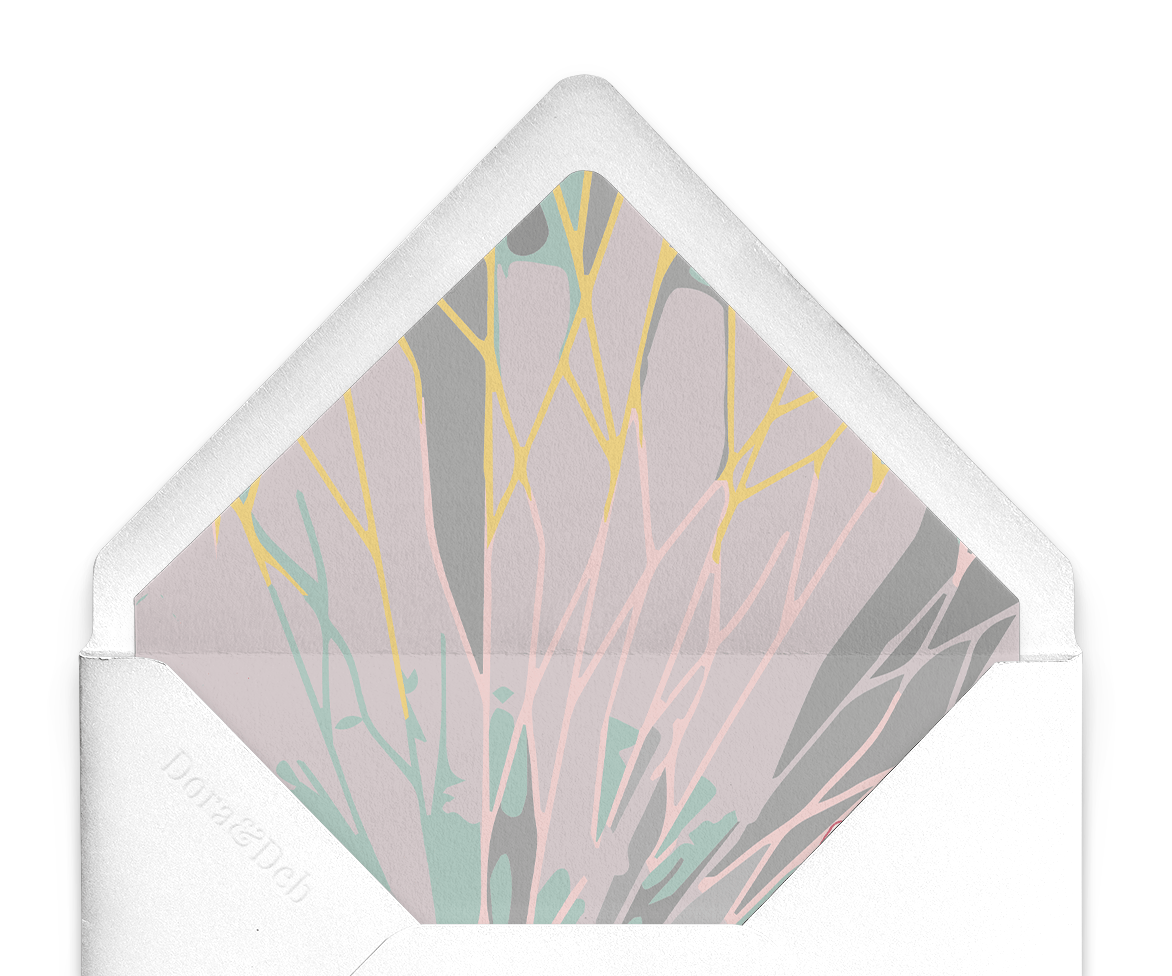 Orchid Garden Envelope Liner