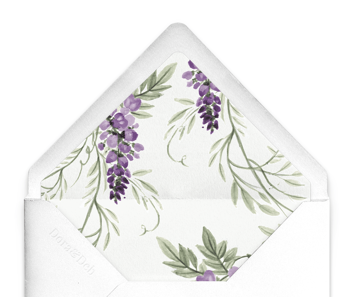 Wisteria Falls Envelope Liner